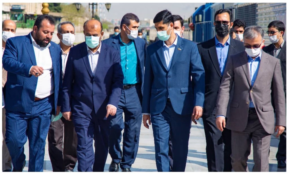 بازدید مدیرعامل راه‌آهن جمهوری اسلامی ایران از ایستگاه راه‌آهن تهران